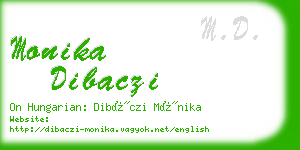 monika dibaczi business card